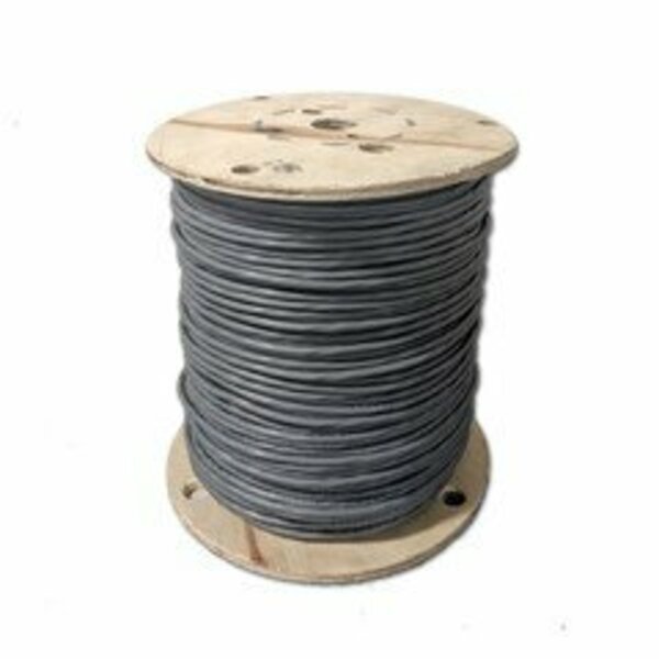 Swe-Tech 3C Shielded Security/Alarm Wire, Gray, 18/4 18AWG 4 Conductor, Stranded, CM / Inwall rated, Spool, 1000ft FWT10K5-54212MH